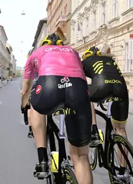 Immagine di un'app di indoor cycling virtuale